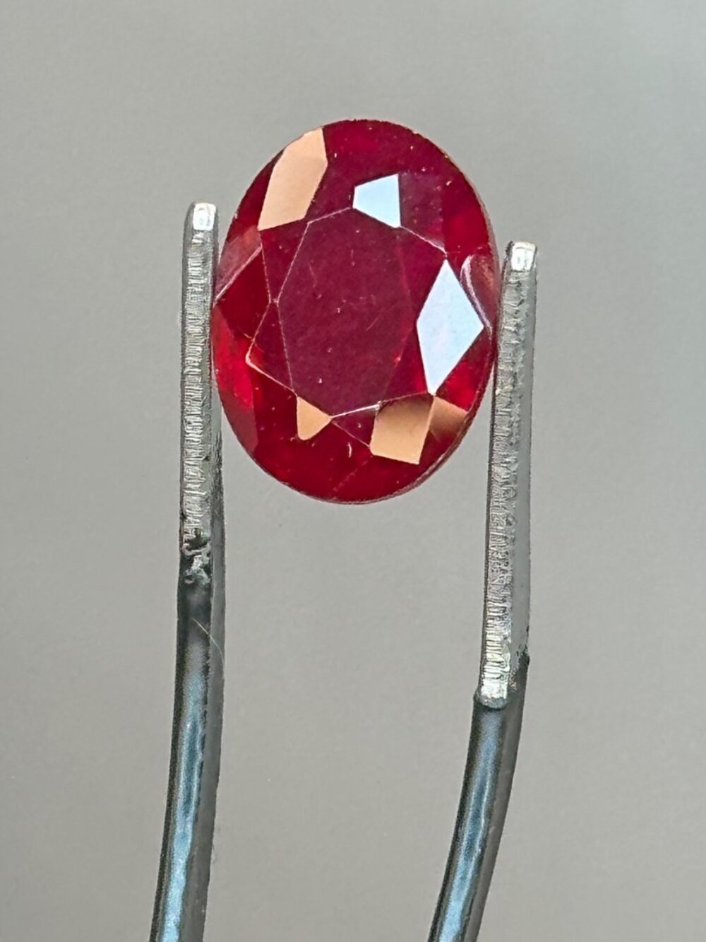 Certified Dark Ruby Jewel